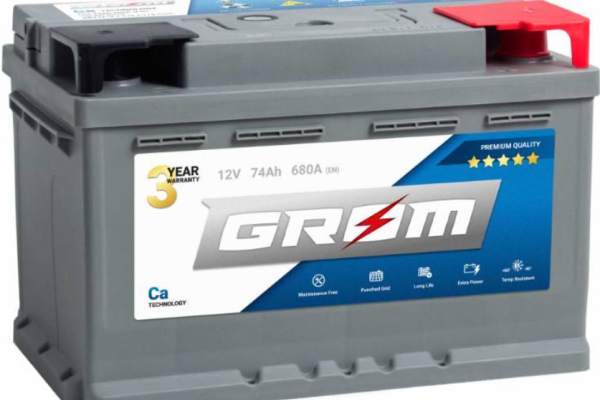 Ogłoszenie - Akumulator 74Ah 680A EN Grom Premium niski - Kościerzyna - 450,00 zł