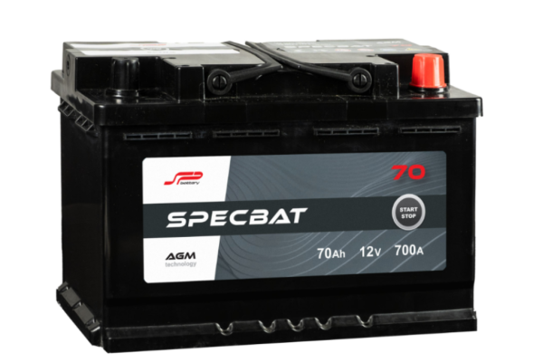 Ogłoszenie - Akumulator 70Ah 700A Specbat start&stop agm Prawy Plus - Słupsk - 568,00 zł
