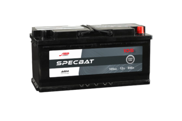 Ogłoszenie - Akumulator 105Ah 850A Specbat start&stop agm P+ - Słupsk - 749,00 zł