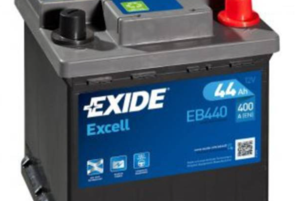 Ogłoszenie - Akumulator 44Ah 400A Exide Excell EB440 kostka prawy plus - Kościerzyna - 239,00 zł