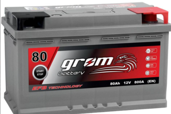 Ogłoszenie - Akumulator 80Ah 800A Grom efb start&stop Specpart Słupsk - Słupsk - 600,00 zł