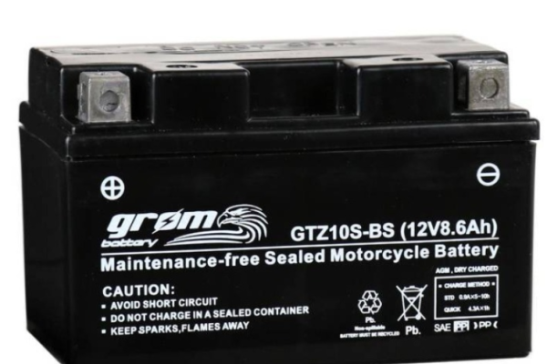 Ogłoszenie - Akumulator 8.6Ah 160A motocyklowy Grom Gtz10S-BS 12V L+ - Słupsk - 170,00 zł