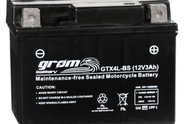 Ogłoszenie - Akumulator 3Ah 60A motocyklowy Grom gtx4L-BS 12V P+ - Słupsk - 80,00 zł
