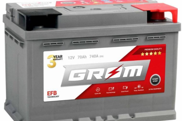 Ogłoszenie - Akumulator 70Ah 740A GROM efb start/stop - Słupsk - 560,00 zł
