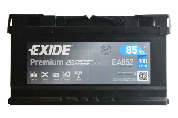 Ogłoszenie - Akumulator 85Ah 800A Exide Premium - Białystok - 429,00 zł