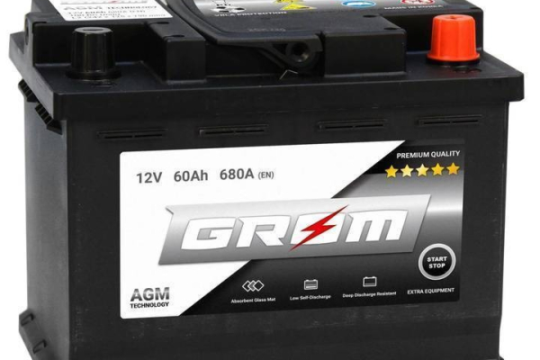 Ogłoszenie - Akumulator 60Ah 680A GROM AGM START&STOP Prawy Plus - Piotrków Trybunalski - 550,00 zł