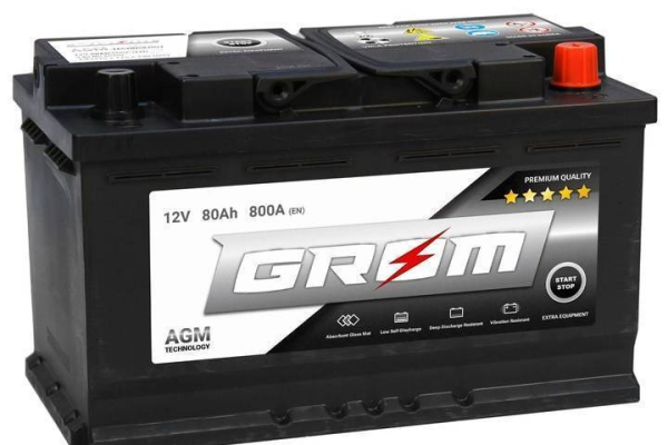 Ogłoszenie - Akumulator  80Ah 800A GROM AGM START&STOP Prawy Plus - Piotrków Trybunalski - 730,00 zł