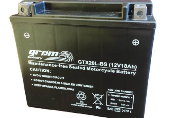 Ogłoszenie - Akumulator motocyklowy GROM GTX20L-BS YTX20L-BS 12V 18Ah 270 - Piotrków Trybunalski - 250,00 zł