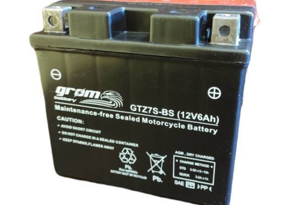 Ogłoszenie - Akumulator motocyklowy GROM GTZ7S-BS YTZ7S-BS 12V 6Ah 120A P - Piotrków Trybunalski - 150,00 zł