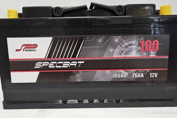 Ogłoszenie - Akumulator 100Ah 800A EN Specbat Prawy Plus - Białystok - 399,00 zł