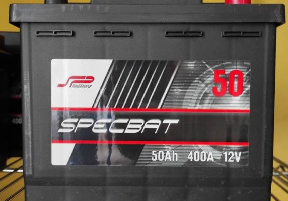 Ogłoszenie - Akumulator 50Ah 400A EN Specbat Prawy Plus - Białystok - 180,00 zł