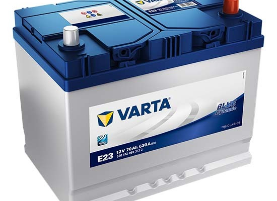 Ogłoszenie - Akumulator VARTA Blue Dynamic E23 70Ah 630A EN P+ Japan - Suwałki - 400,00 zł