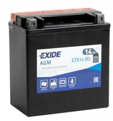 Ogłoszenie - Akumulator 12V 14Ah 220A EXIDE ETX16-BS - Jastrzębie-Zdrój - 240,00 zł