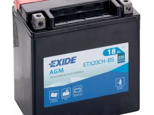 Ogłoszenie - Akumulator 12V 18Ah 230A EXIDE ETX20CH-BS - Jastrzębie-Zdrój - 255,00 zł
