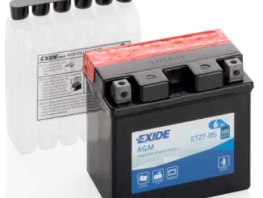 Ogłoszenie - Akumulator motocyklowy 6Ah EXIDE ETZ7-BS YTZ7-BS 12V 100A EN PŁOCK CHOPINA 1 - Płock - 150,00 zł