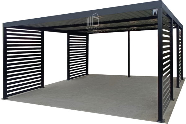 Ogłoszenie - CarPort PREMIUM - Wiata samochodowa 5x5 Antracyt - dodatkowa zabudowa ID949 - Braniewo - 19 990,00 zł