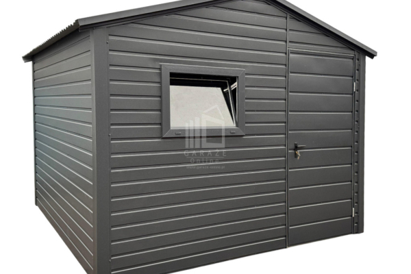Ogłoszenie - Schowek - domek ogrodowy 3x3m - Drzwi - okno - antracyt - dach dwuspadowy ID881 - Opole - 5 150,00 zł