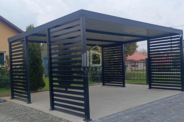Ogłoszenie - CarPort PREMIUM - Wiata samochodowa 5x5 Antracyt - ID944 - Ciechanów - 10 990,00 zł