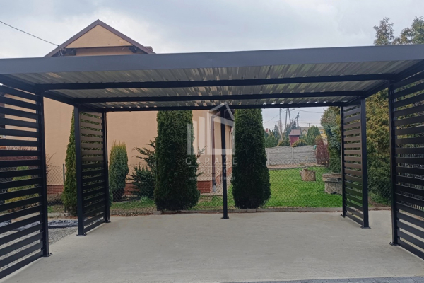 Ogłoszenie - CarPort PREMIUM - Wiata samochodowa 5x5 Antracyt - ID944 - Ciechanów - 10 990,00 zł
