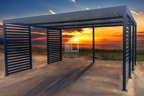 Ogłoszenie - CarPort PREMIUM - Wiata samochodowa 5x5 Antracyt - dodatkowa zabudowa ID949 - Braniewo - 19 990,00 zł