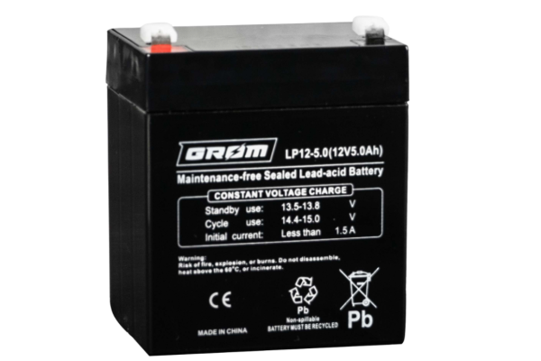 Ogłoszenie - Akumulator 12V 5Ah GROM LP12-5.0 - Piła - 49,00 zł