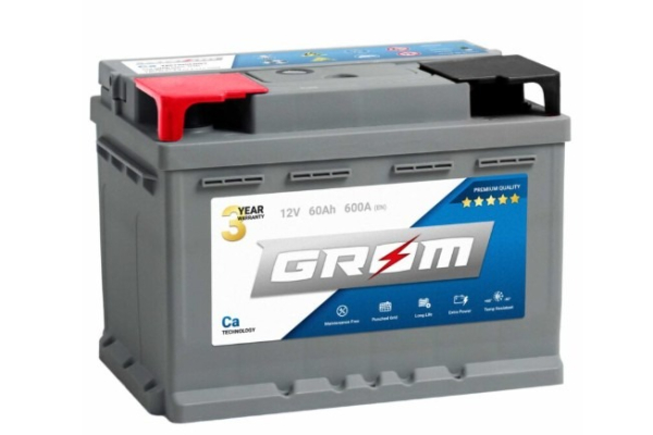 Ogłoszenie - Akumulator GROM Premium 60Ah 600A Lewy Plus - Gdynia - 370,00 zł