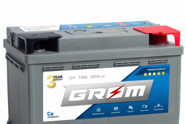 Ogłoszenie - Akumulator GROM Premium 74Ah 720A EN DTR Prawy Plus - Łódź - 450,00 zł