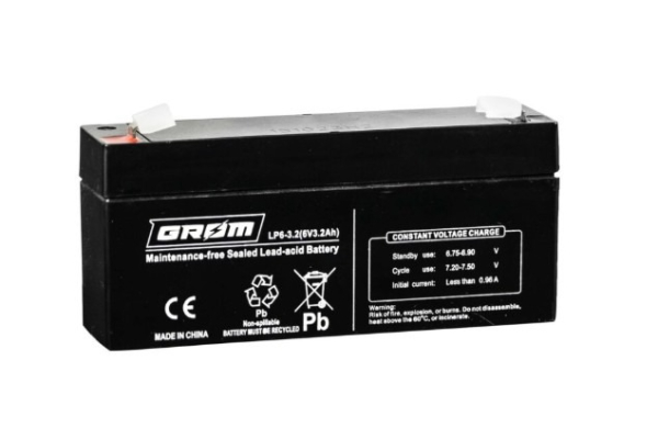 Ogłoszenie - Akumulator GROM LP6 3.2Ah 6V - Gdynia - 35,00 zł