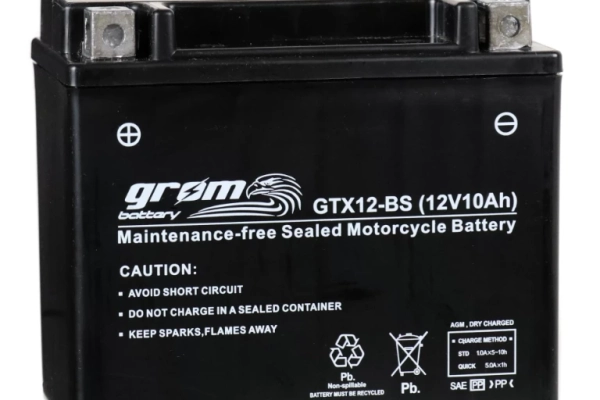 Ogłoszenie - Akumulator motocyklowy YTX12-BS 12V 10Ah 180A Grom - Gdańsk - 175,00 zł