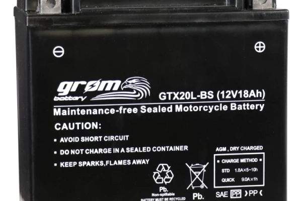Ogłoszenie - Akumulator motocyklowy ytx20l-bs 12V 18Ah 270A Grom - Pomorskie - 240,00 zł