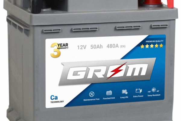 Ogłoszenie - Akumulator 50Ah 480A GROM Premium EN PRAWY PLUS - Konin - 330,00 zł