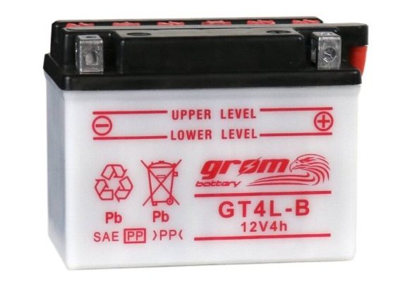 Ogłoszenie - Akumulator motocyklowy GROM YB4L-B 12V 4Ah 60A P - Gdynia - 70,00 zł