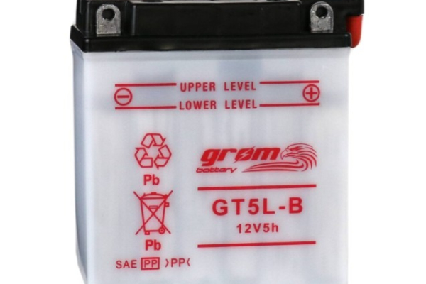 Ogłoszenie - Akumulator motocyklowy GROM YB5L-B 12V 5Ah 80A P+ - Gdynia - 85,00 zł