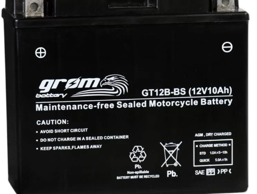 Ogłoszenie - Akumulator GT12B-BS YT12B-BS 12V 10Ah 180A GROM L+ - Poznań - 180,00 zł