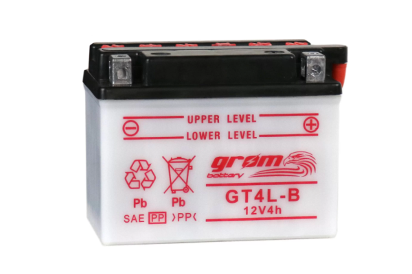 Ogłoszenie - Akumulator motocyklowy 12V 4Ah 60A grom GT4L-B - Piła - 70,00 zł