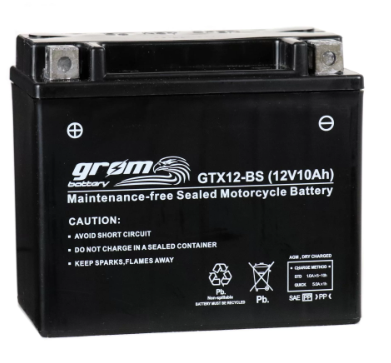 Ogłoszenie - Akumulator GTX12-BS YTX12-BS 12V 10Ah 180A GROM L+ - Poznań - 175,00 zł