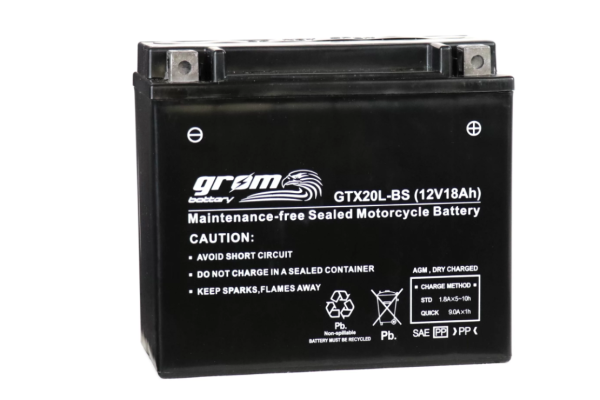 Ogłoszenie - Akumulator motocyklowy 18AH 270A grom GTX20L-BS - Piła - 240,00 zł