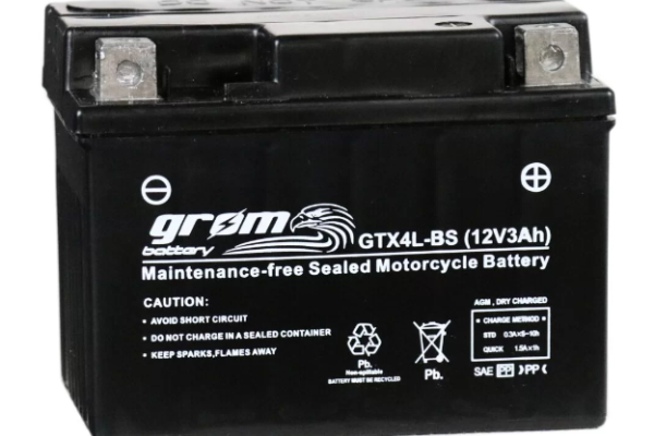 Ogłoszenie - Akumulator GTX4L-BS YTX4L-BS 12V 3Ah 60A GROM P+ - Poznań - 80,00 zł