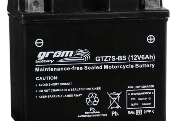 Ogłoszenie - Akumulator GTZ7S-BS YTZ7S-BS 12V 6Ah 120A GROM P+ - Poznań - 140,00 zł