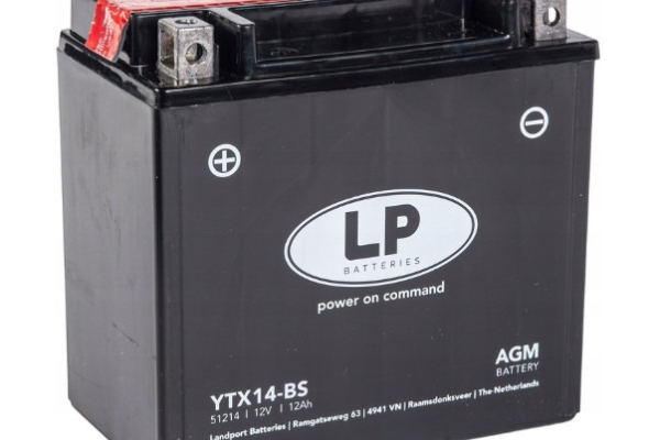 Ogłoszenie - Akumulator motocyklowy Landport YTX14-BS 12V 12A - Gdynia - 169,00 zł
