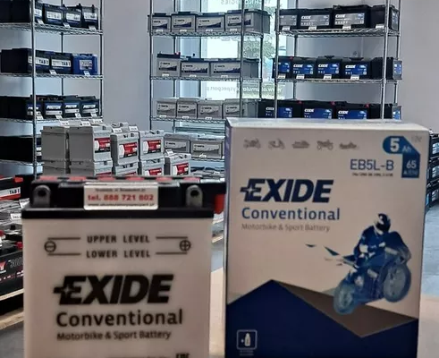 Ogłoszenie - Akumulator 5Ah 65A Moto EXIDE EB5L-B P+ - Toruń - 80,00 zł