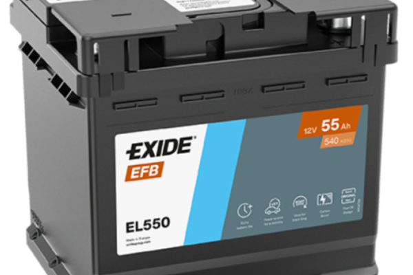 Ogłoszenie - Akumulator 55Ah 540A Exide EL550 Efb P+ - Kalisz - 399,00 zł