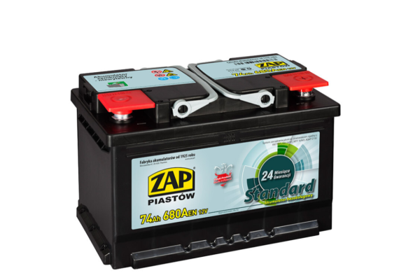 Ogłoszenie - Akumulator 74Ah 680A en Zap Standard - Piła - 359,00 zł