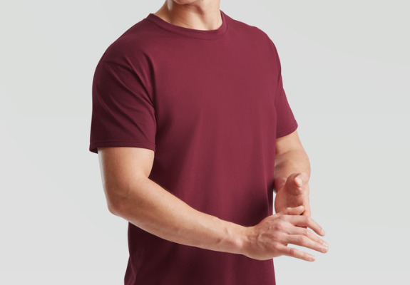 Ogłoszenie - T shirt męski Iconic 195 bez nadruku gładki biały FRUIT of the LOOM - Ursynów - 24,00 zł
