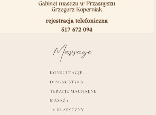 Ogłoszenie - Masaż dla każdego w Przasnyszu, również  z dojazdem do klienta Ciechanów, Pułtusk, Mława, Krasne i okolice - Ciechanów - 100,00 zł