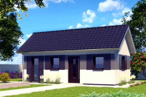 Ogłoszenie - Nowy domek z antresolą do samodzielnego montażu 21,5m2  4,3m/5m - Warszawa - 43 000,00 zł