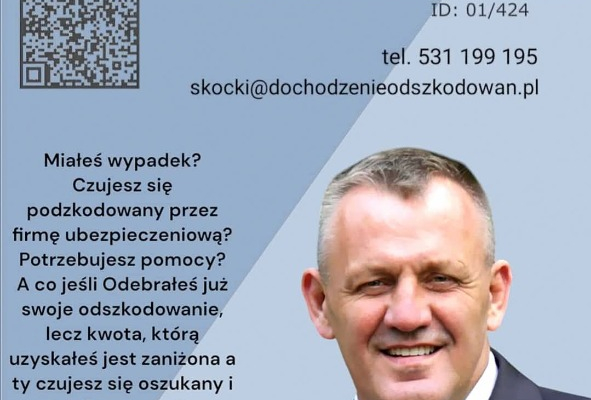 Ogłoszenie - Dochodzenie odszkodowań, dopłaty do odszkodowań. Odszkodowania, zadośćuczynienie. Darmowa analiza sprawy!