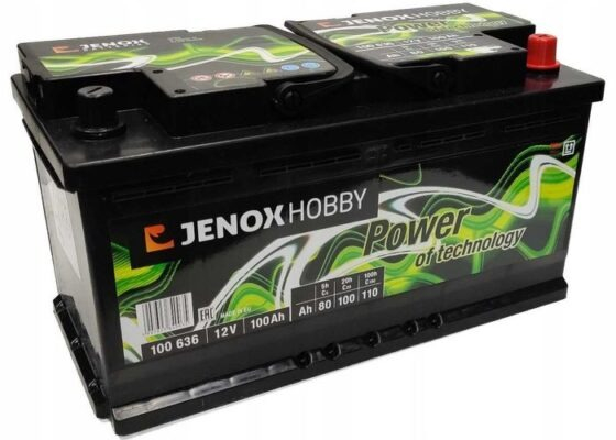 Ogłoszenie - Akumulator Hobby Power 100Ah Jenox - Gdańsk - 439,00 zł