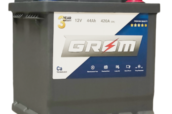 Ogłoszenie - Akumulator 44Ah 420A EN Grom Kostka prawy plus - 310,00 zł