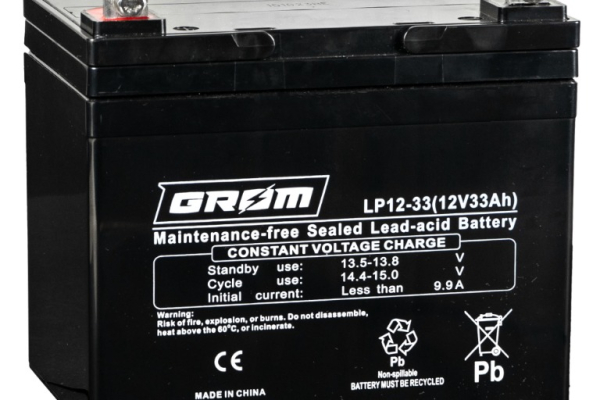 Ogłoszenie - Akumulator żelowy 12V 33Ah GROM LP12-33 - Gdańsk - 230,00 zł